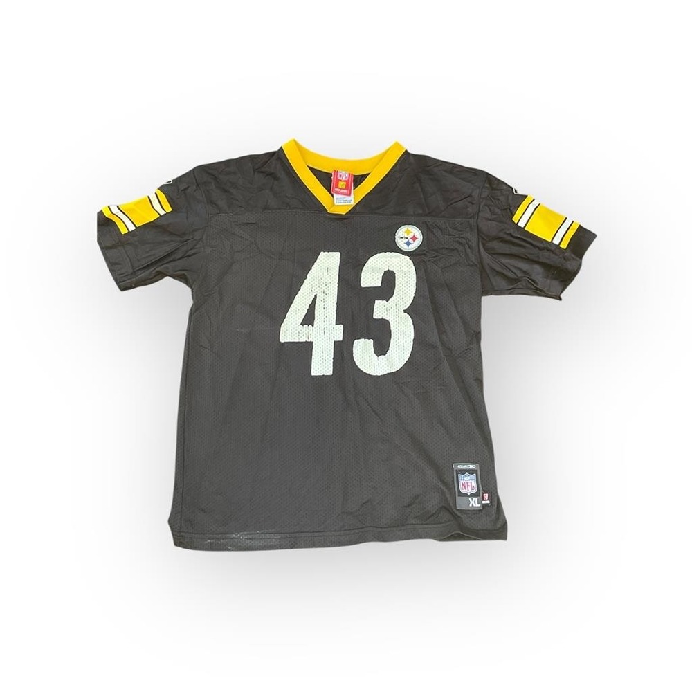NFL Pittsburgh Steelers Troy Polamalu 43 Jersey Youth XL 18-20 Black Football